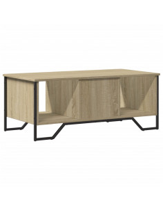 Tavolino da Salotto Rovere Sonoma 100x51x40cm Legno Multistrato 2