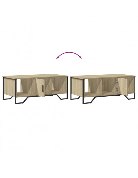 Tavolino da Salotto Rovere Sonoma 100x51x40cm Legno Multistrato