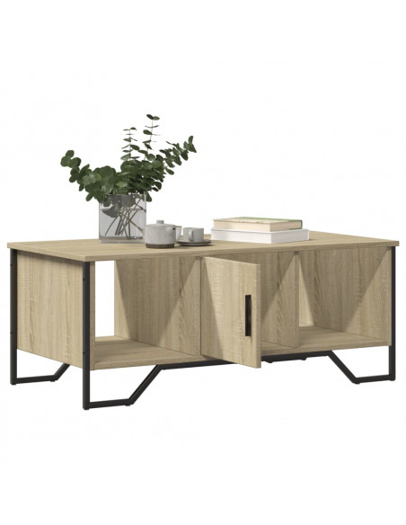 Tavolino da Salotto Rovere Sonoma 100x51x40cm Legno Multistrato