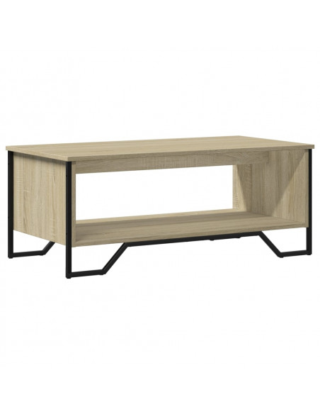 Tavolino da Salotto Rovere Sonoma 100x51x40cm Legno Multistrato