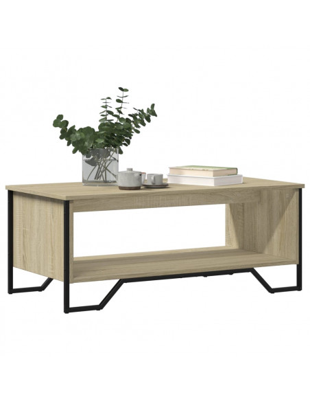 Tavolino da Salotto Rovere Sonoma 100x51x40cm Legno Multistrato
