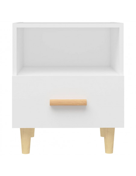 Comodini 2 pz Bianchi 40x35x47 cm