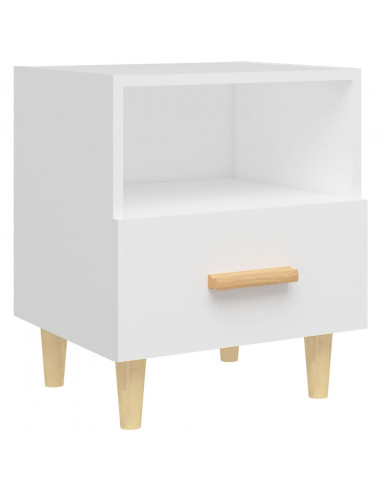 Comodini 2 pz Bianchi 40x35x47 cm