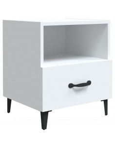 Comodino Bianco in Legno Multistrato 2