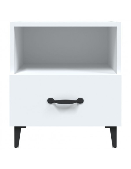 Comodino Bianco in Legno Multistrato