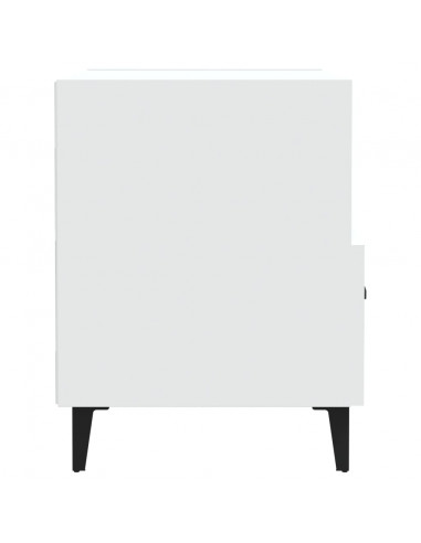 Comodino Bianco in Legno Multistrato