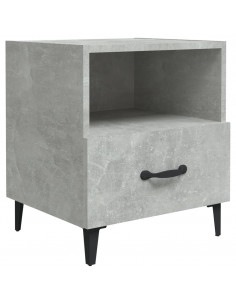 Comodino Grigio Cemento in Legno Multistrato 2