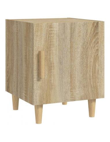 Comodini 2 pz Rovere Sonoma in Legno Multistrato