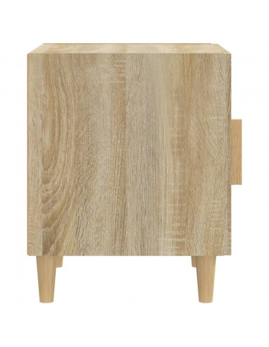 Comodini 2 pz Rovere Sonoma in Legno Multistrato