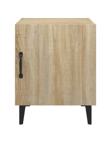 Comodini 2 pz Rovere Sonoma in Legno Multistrato