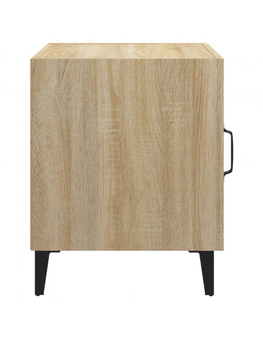 Comodini 2 pz Rovere Sonoma in Legno Multistrato