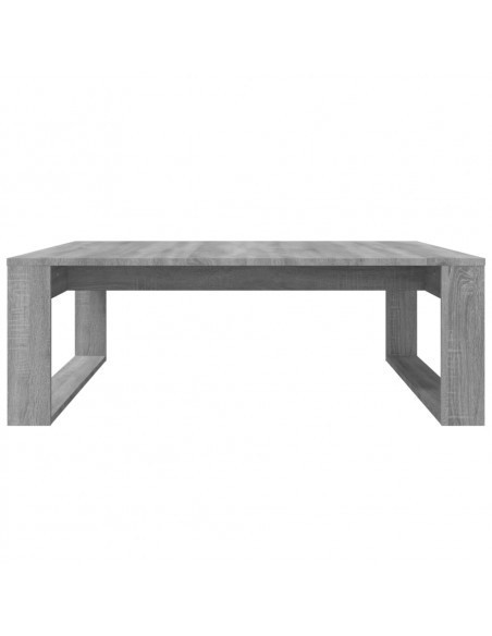 Tavolino Salotto Grigio Sonoma 100x100x35 cm Legno Multistrato