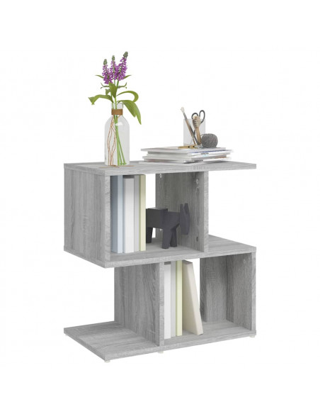 Comodini Grigio Sonoma 2pz 50x30x51,5 cm in Legno Multistrato