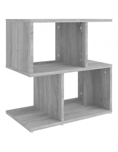Comodini Grigio Sonoma 2pz 50x30x51,5 cm in Legno Multistrato