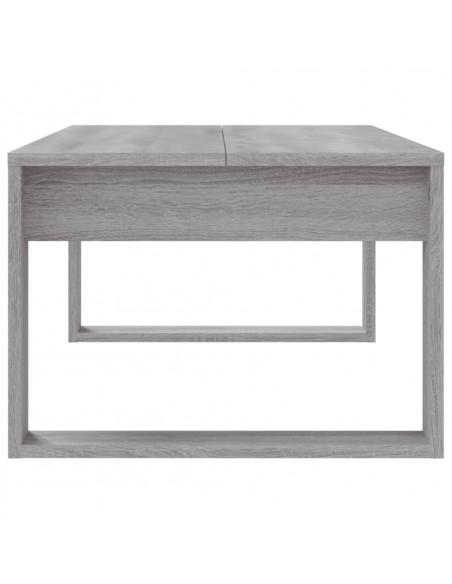 Tavolino da Salotto Grigio Sonoma 102x50x35cm Legno Multistrato