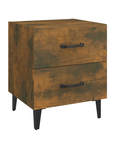 Comodino Rovere Fumo 40x35x47,5 cm