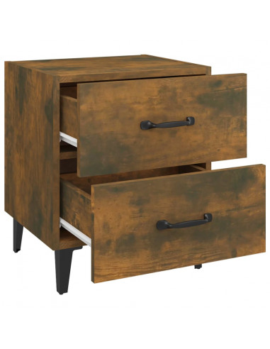 Comodino Rovere Fumo 40x35x47,5 cm