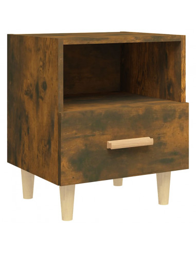 Comodino Rovere Fumo 40x35x47 cm
