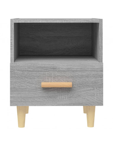Comodini 2 pz Grigio Sonoma 40x35x47 cm