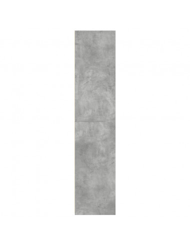 Credenza Grigio Cemento 30x41x185 cm in Legno Multistrato
