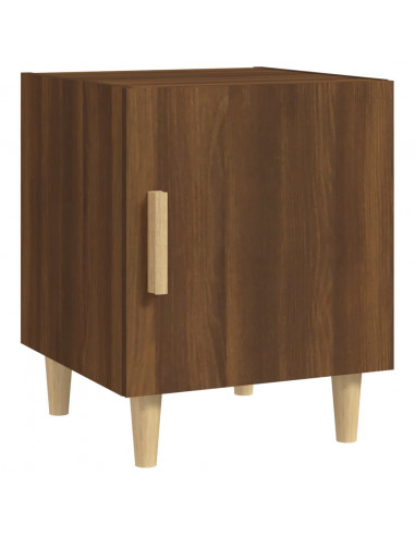 Comodino Rovere Marrone in Legno Multistrato