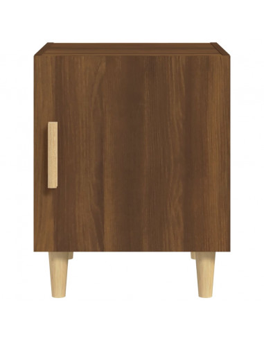 Comodino Rovere Marrone in Legno Multistrato