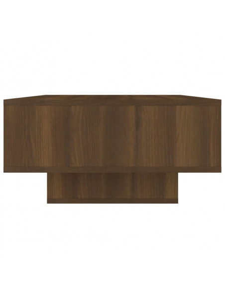 Tavolino Salotto Rovere Marrone 105x55x32 cm Legno Multistrato