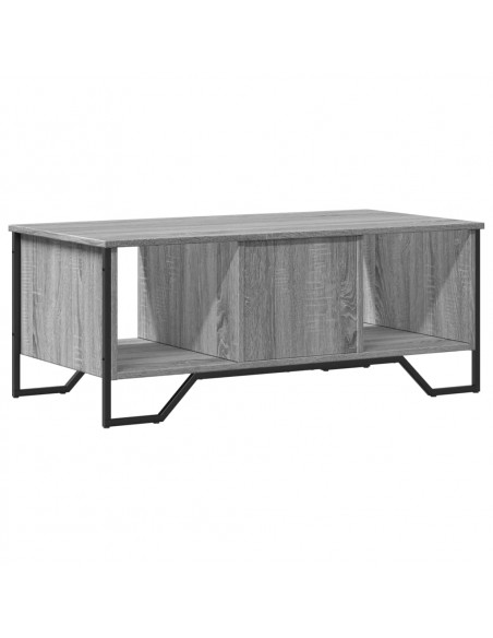 Tavolino da Salotto Grigio Sonoma 100x51x40cm Legno Multistrato