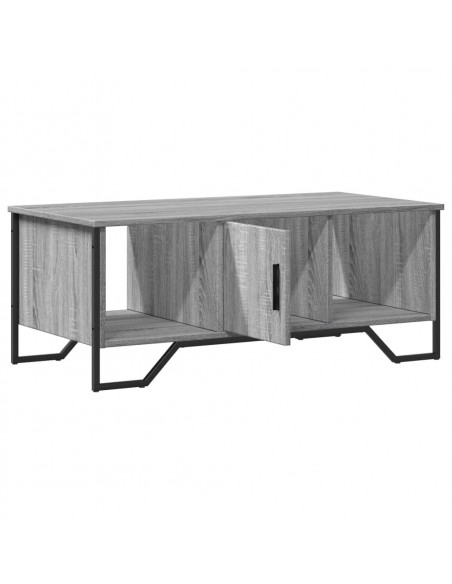 Tavolino da Salotto Grigio Sonoma 100x51x40cm Legno Multistrato