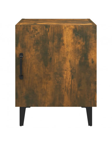 Comodino Rovere Fumo in Legno Multistrato