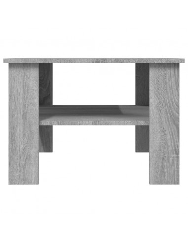 Tavolino da Salotto Grigio Sonoma 60x60x42 cm Legno Multistrato