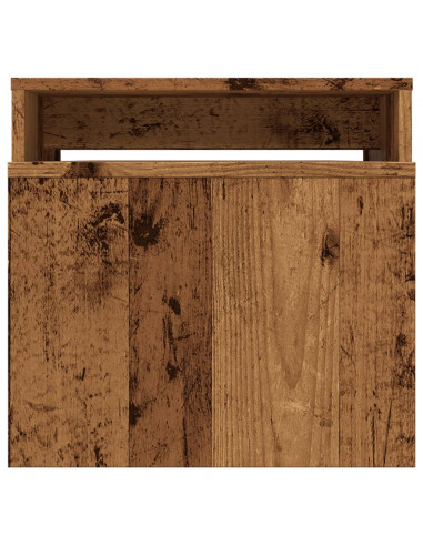 Tavolino da Salotto Legno Vecchio 100x48x40 cm in Truciolato