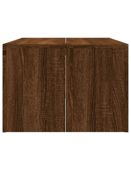 Tavolino Salotto Rovere Marrone 102x50x36 cm Legno Multistrato