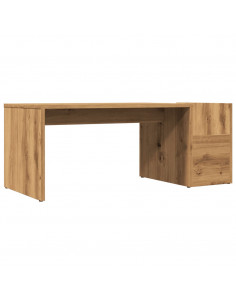 Tavolino da Salotto Rovere Artigianale 90x45x35cm in Truciolato 2