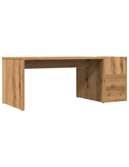 Tavolino da Salotto Rovere Artigianale 90x45x35cm in Truciolato
