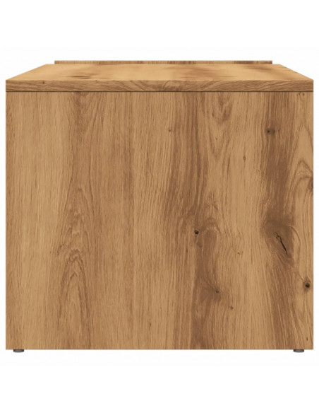Tavolino da Salotto Rovere Artigianale 90x45x35cm in Truciolato