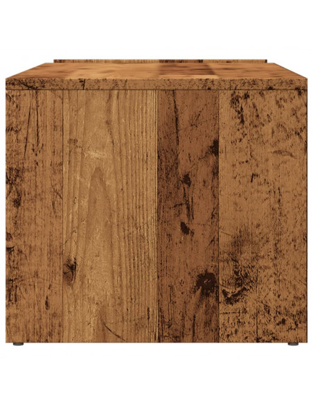 Tavolino da Salotto Legno Antico 90x45x35 cm in Truciolato