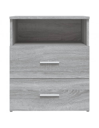 Comodino Grigio Sonoma 50x32x60 cm