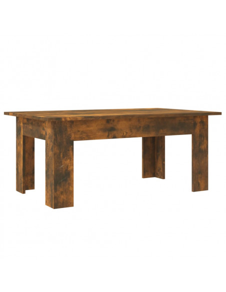Tavolino da Salotto Rovere Fumo 100x60x42 cm Legno Multistrato