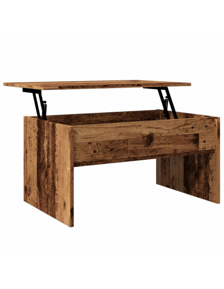 Tavolino da Salotto Rovere Antico 80x50,5x41,5 cm in Truciolato