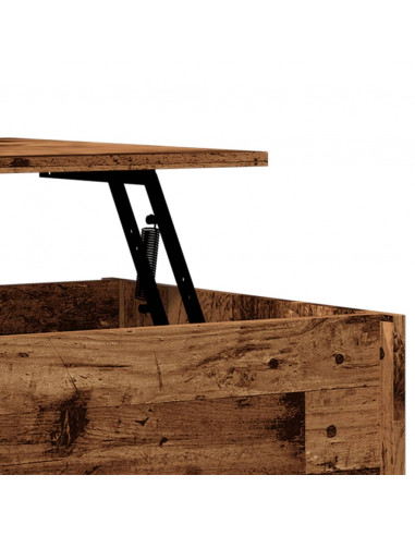 Tavolino da Salotto Rovere Antico 80x50,5x41,5 cm in Truciolato