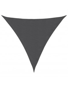 Parasole a Vela Oxford Triangolare 3,6x3,6x3,6 m Antracite 2