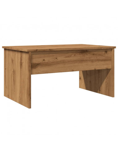 Tavolino Salotto Rovere Artigianale 80x50,5x41,5 cm Truciolato