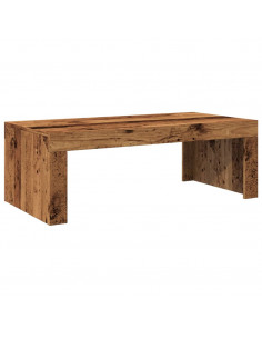 Tavolino da Salotto Legno Antico 102x50x35 cm in Truciolato 2