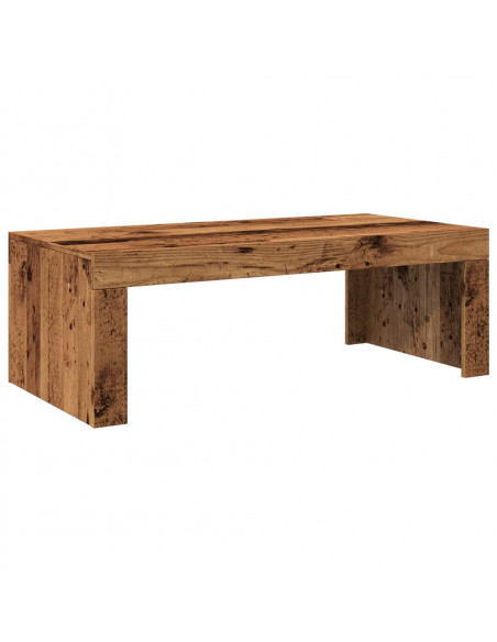 Tavolino da Salotto Legno Antico 102x50x35 cm in Truciolato