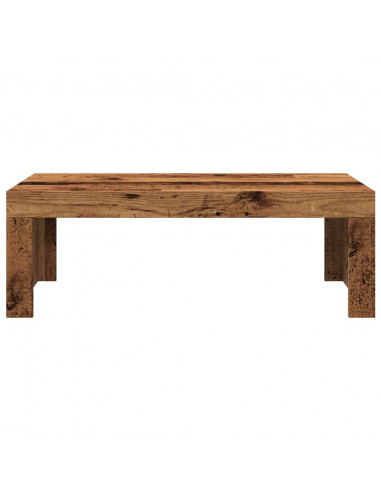 Tavolino da Salotto Legno Antico 102x50x35 cm in Truciolato