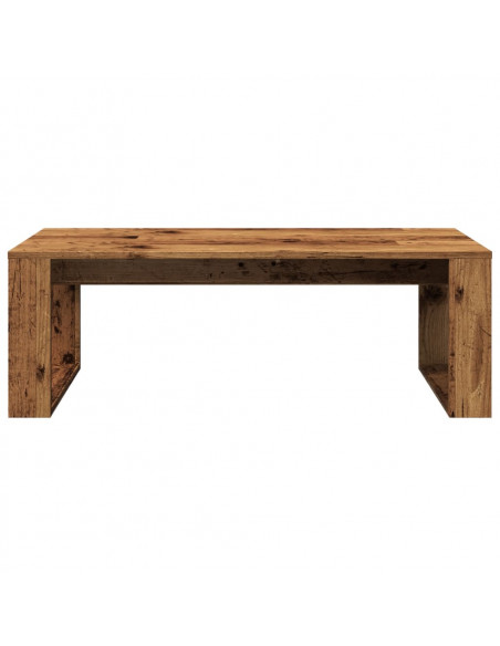 Tavolino da Salotto Legno Antico 102x50x35 cm in Truciolato