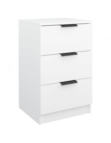 Comodino Bianco 40x36x65 cm