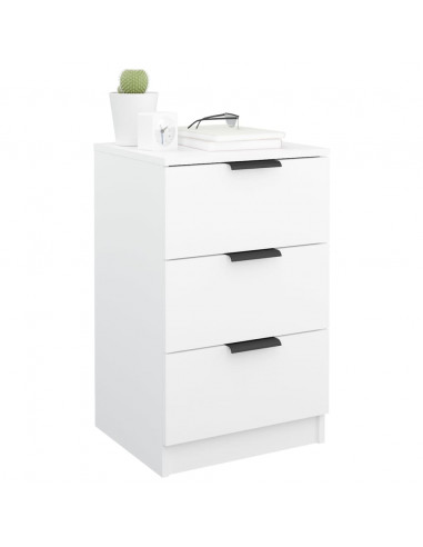 Comodino Bianco 40x36x65 cm