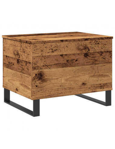 Tavolino da Salotto Legno Antico 60x44,5x45cm Legno Multistrato